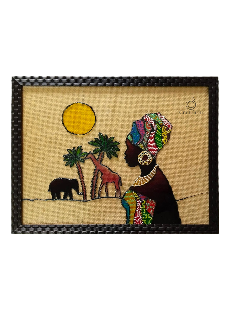 Mixed Media Glass Painting