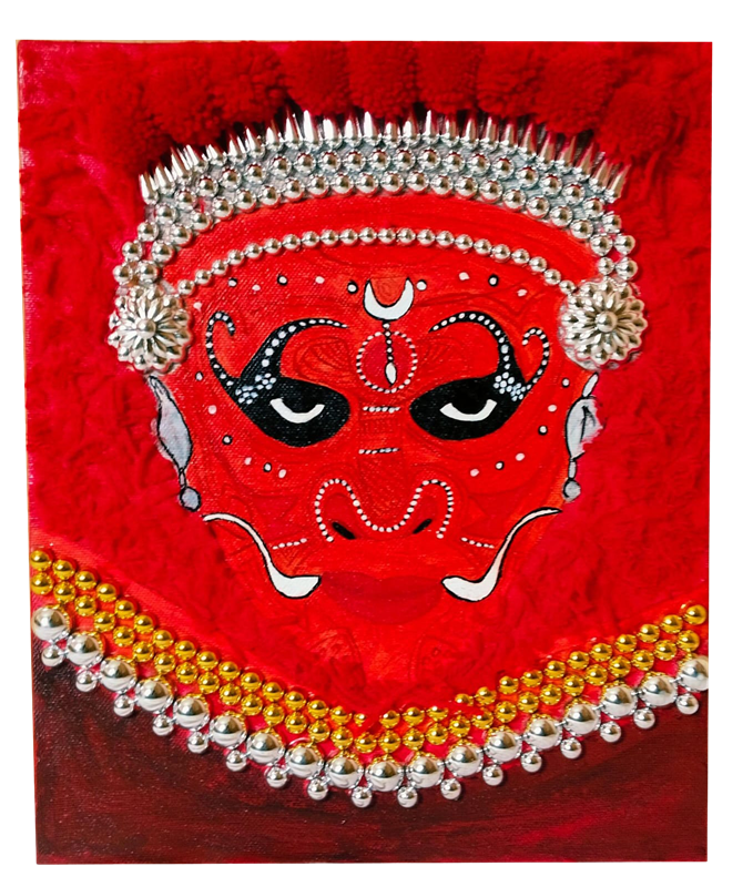 Mixed Media Canvas Painting